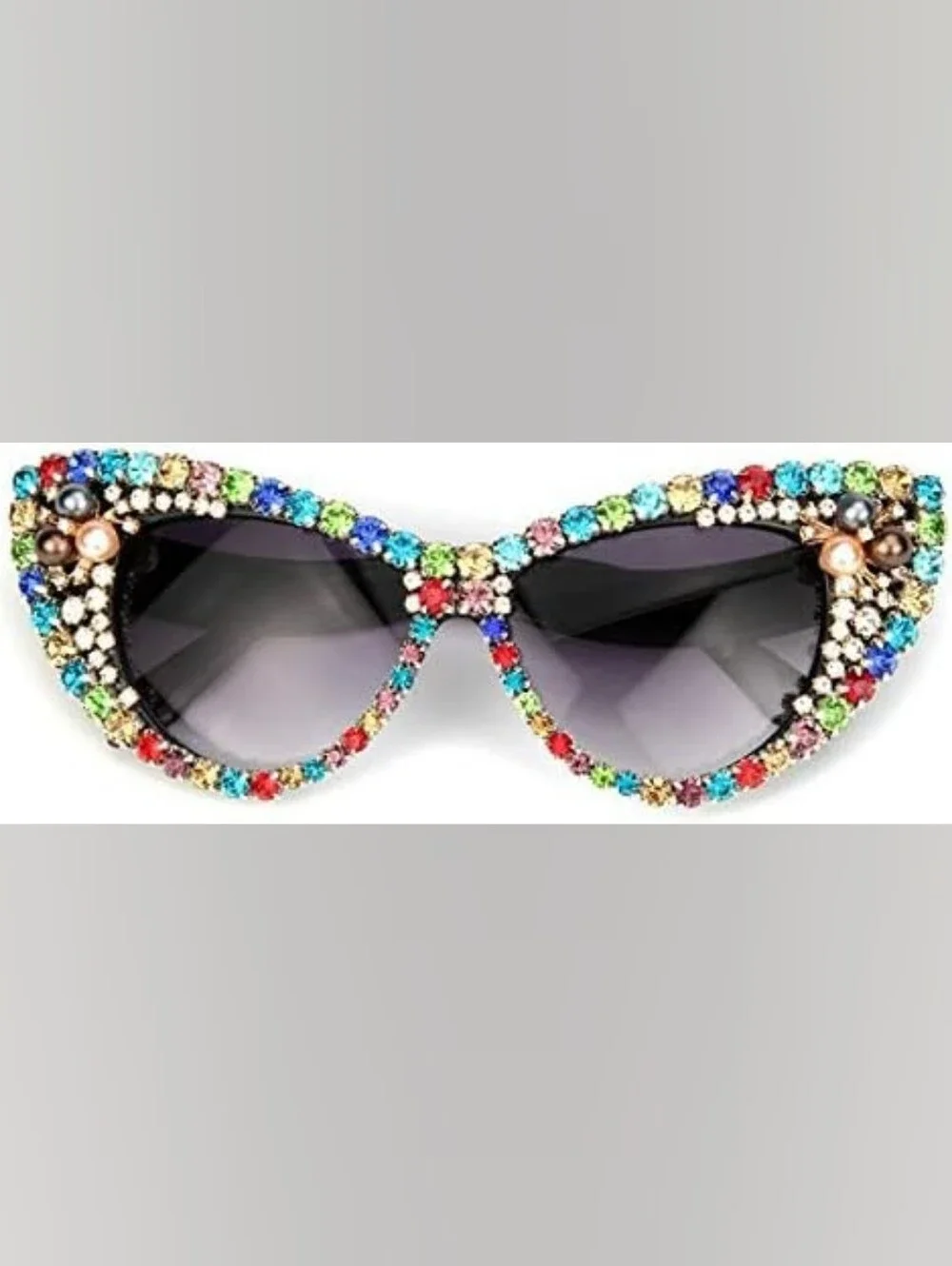 Women's vintage-style, oversized cat-eye sunglasses